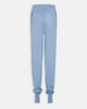 Pantaloni jogger da donna in cashmere blu