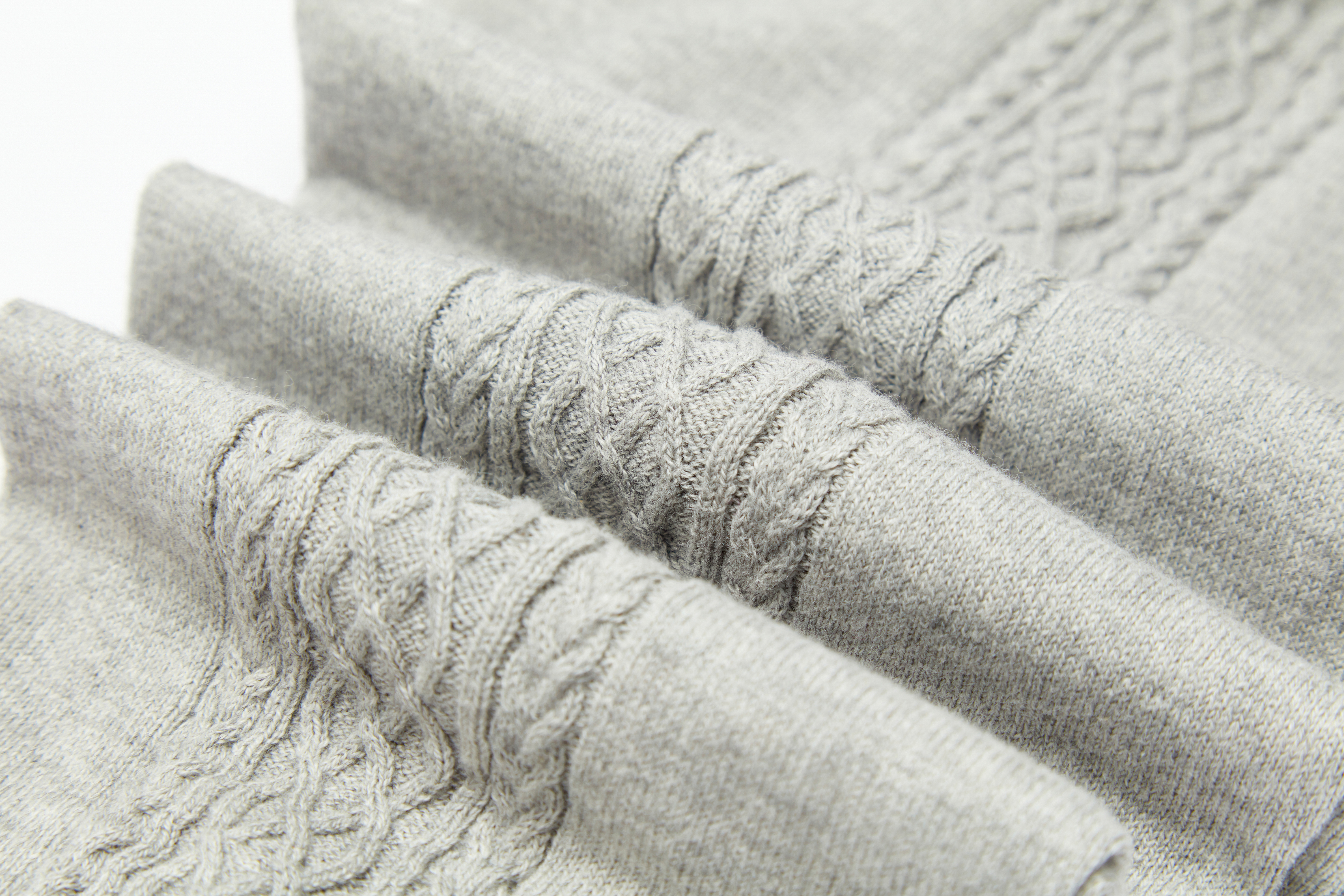 PANTALONI DA BAMBINO IN MAGLIA A TRECCE IN COTONE CASHMERE