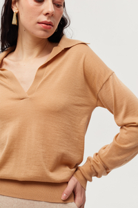 Pullover Elgent Pullover a maglia a maglieria a V Soft Knitwear morbido maglione Pure 100% Cashmere