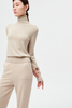 Pullover a maniche lunghe in cashmere da donna