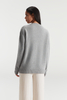 Cashmere Vie di Women's Pure Cashmere V Grey Cardigan