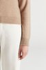 Lussuosa felpa con cappuccio a maglia al 100% in cashmere per il massimo comfort