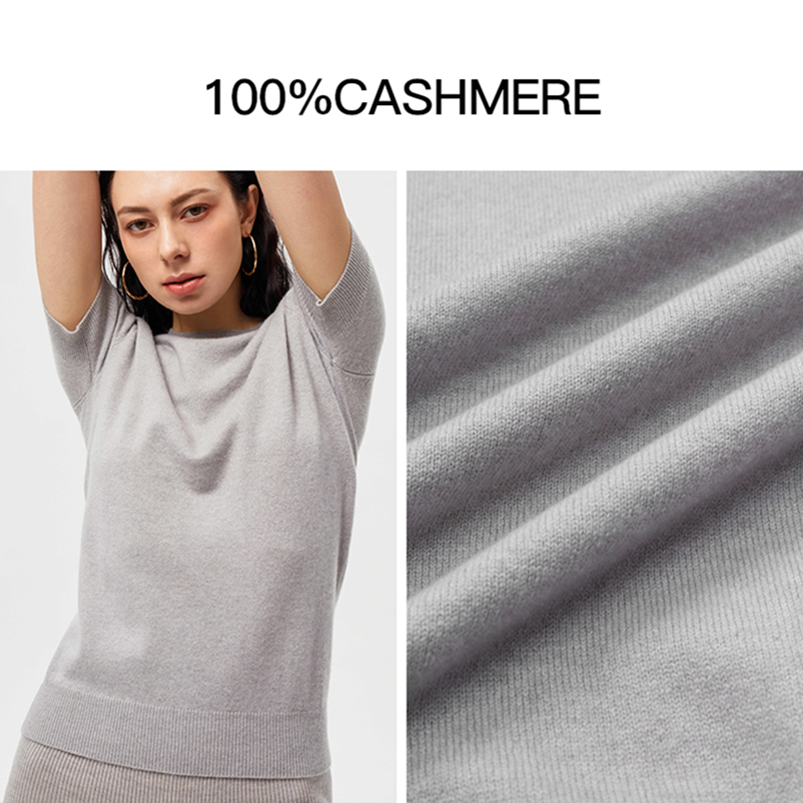 Pullover Elgent Pullover a maglia a maglieria a V Soft Knitwear morbido maglione Pure 100% Cashmere