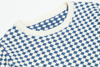 PULLOVER DA BAMBINO BLU COTONE CASHMERE PATCHWORK PATCHWORK