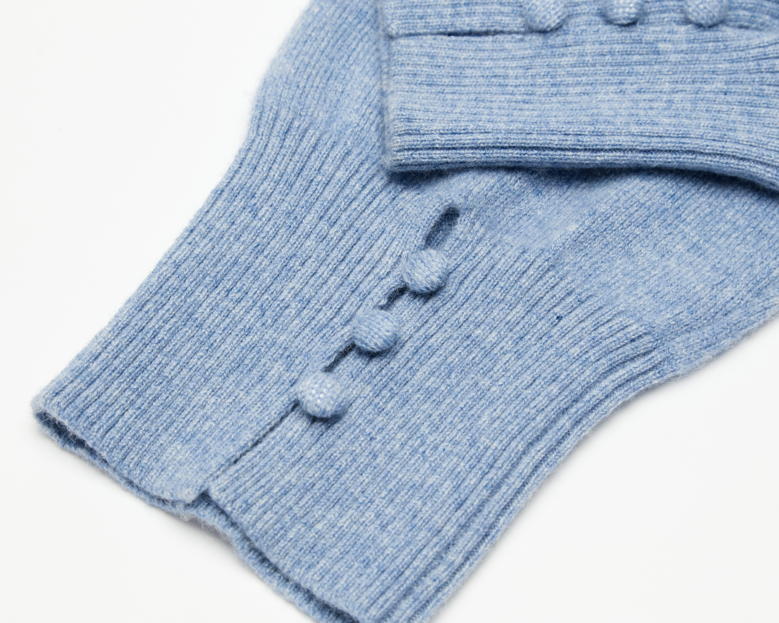 Pantaloni jogger da donna in cashmere blu