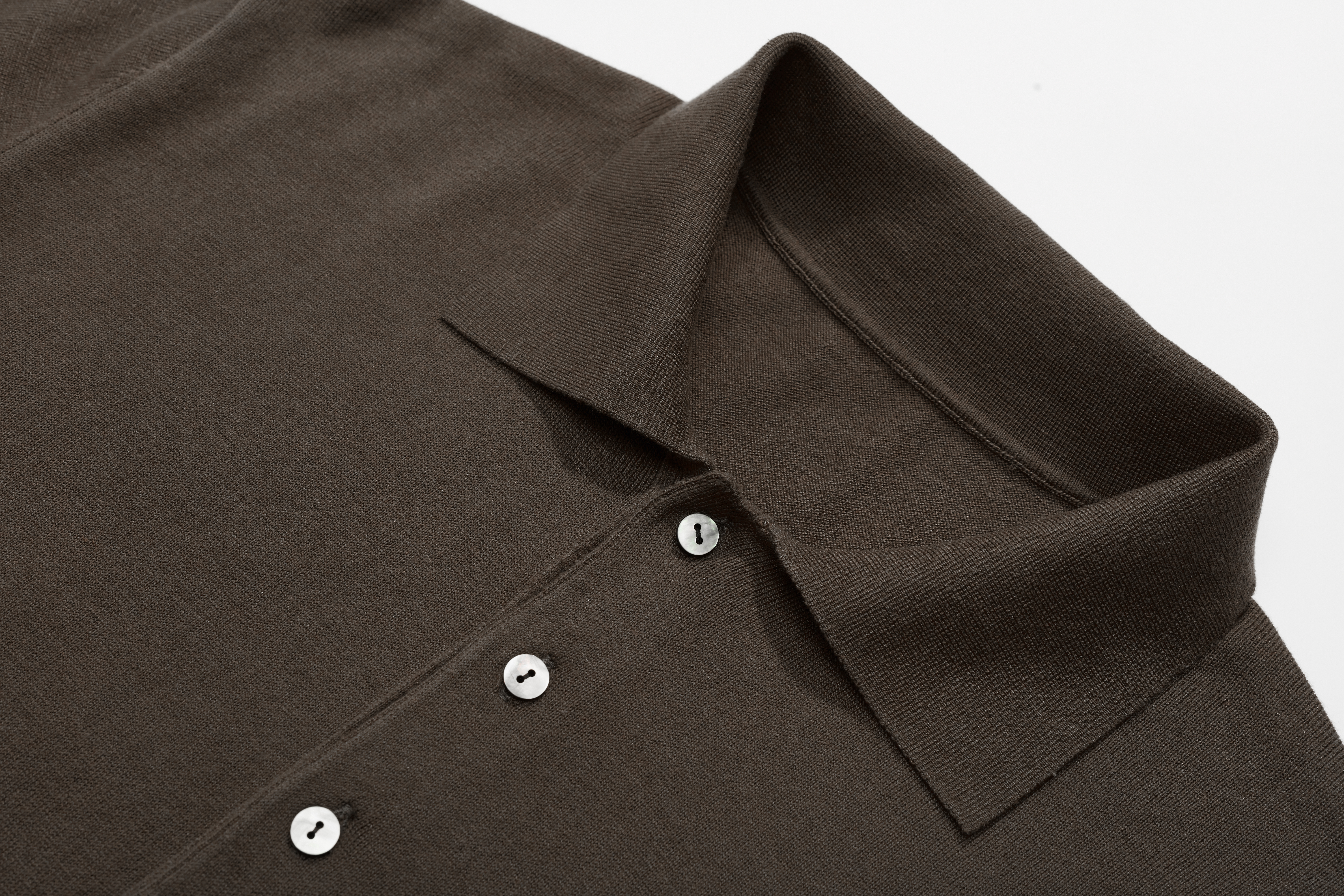 T-SHIRT POLO DA UOMO IN MISTO COTONE E SETA COLORE TINTA UNITA