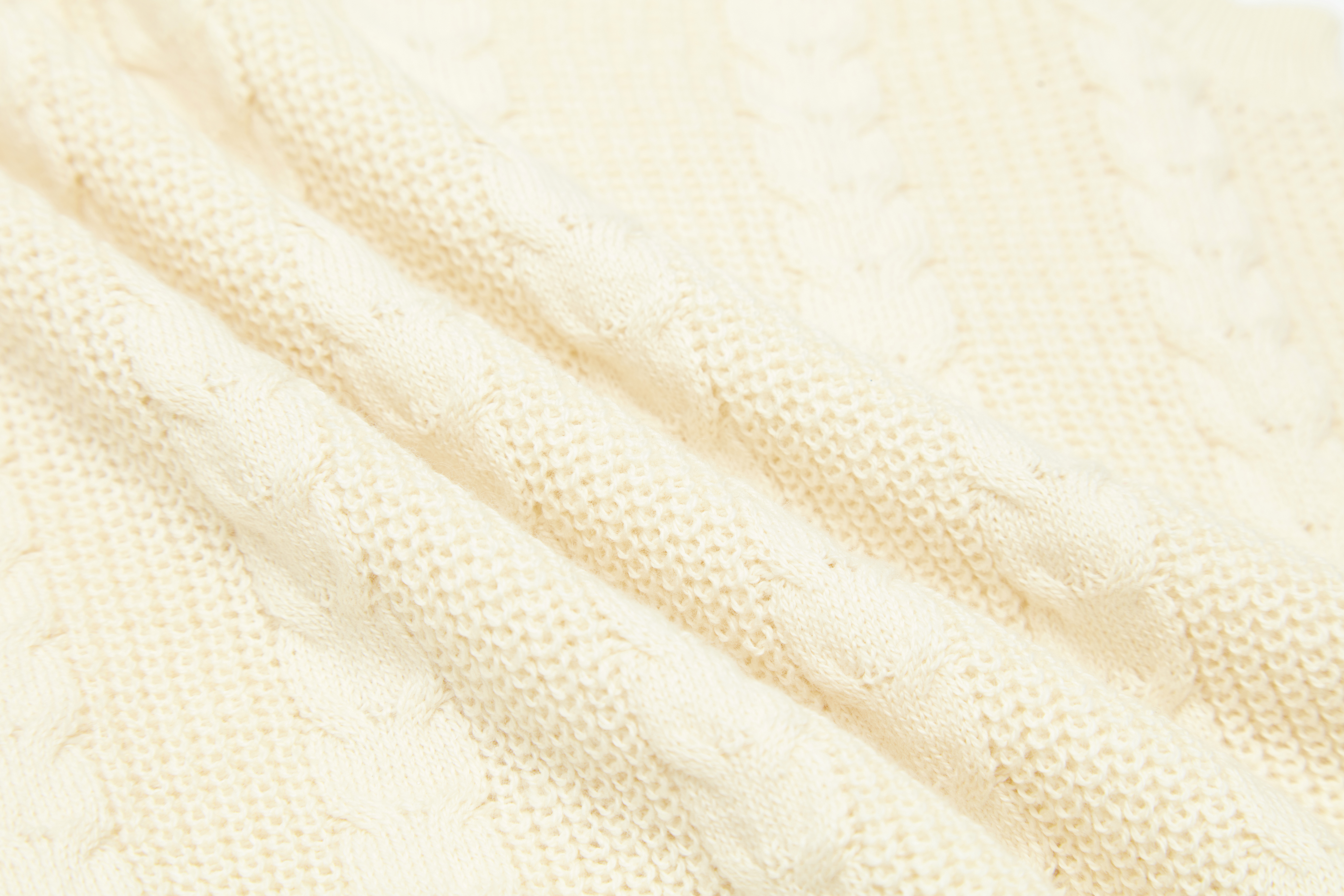 GILET IN COTONE CASHMERE A TRECCE BAMBINO