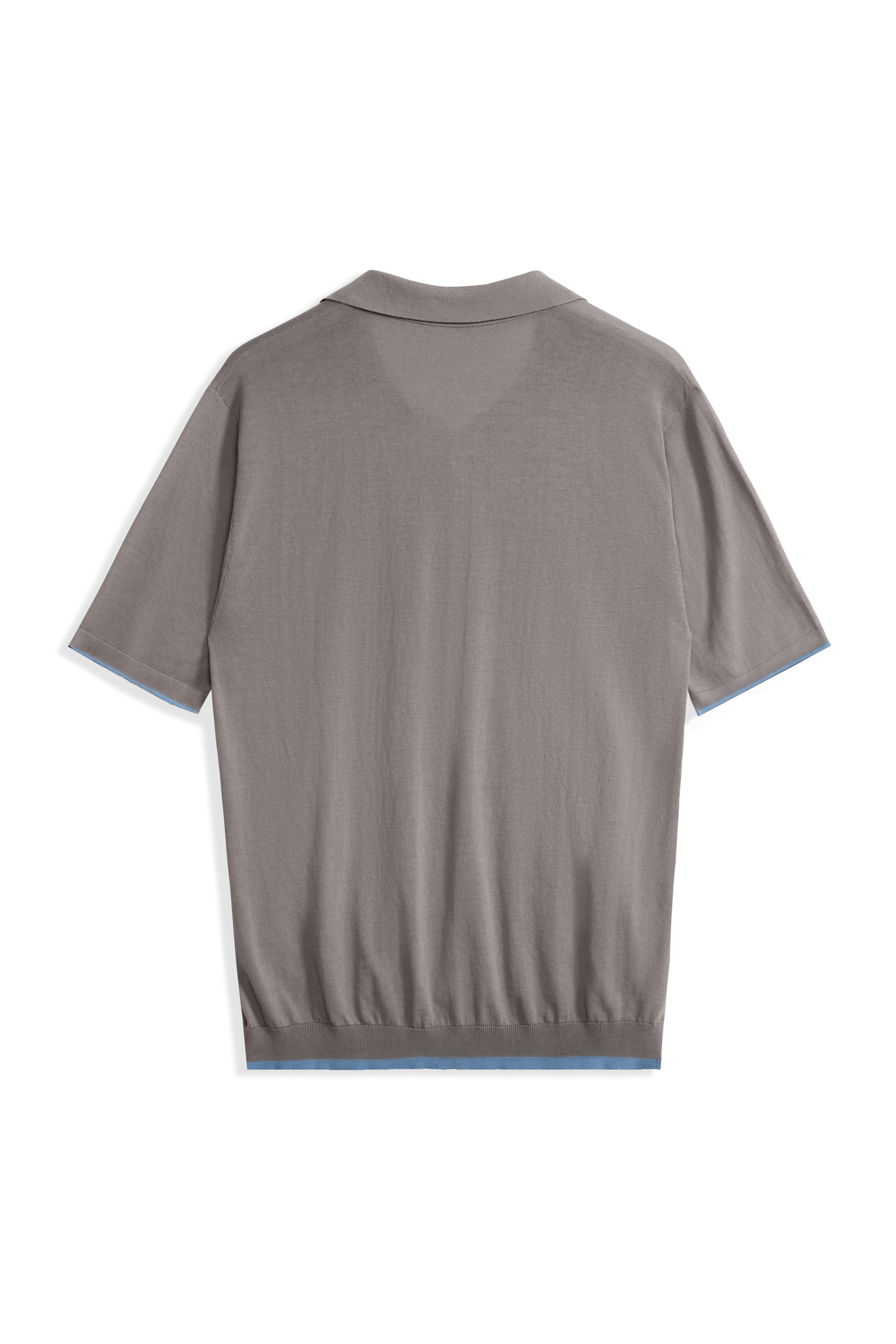 POLO . UOMO SCOLLO A V IN PURO COTONE GAUGE 16