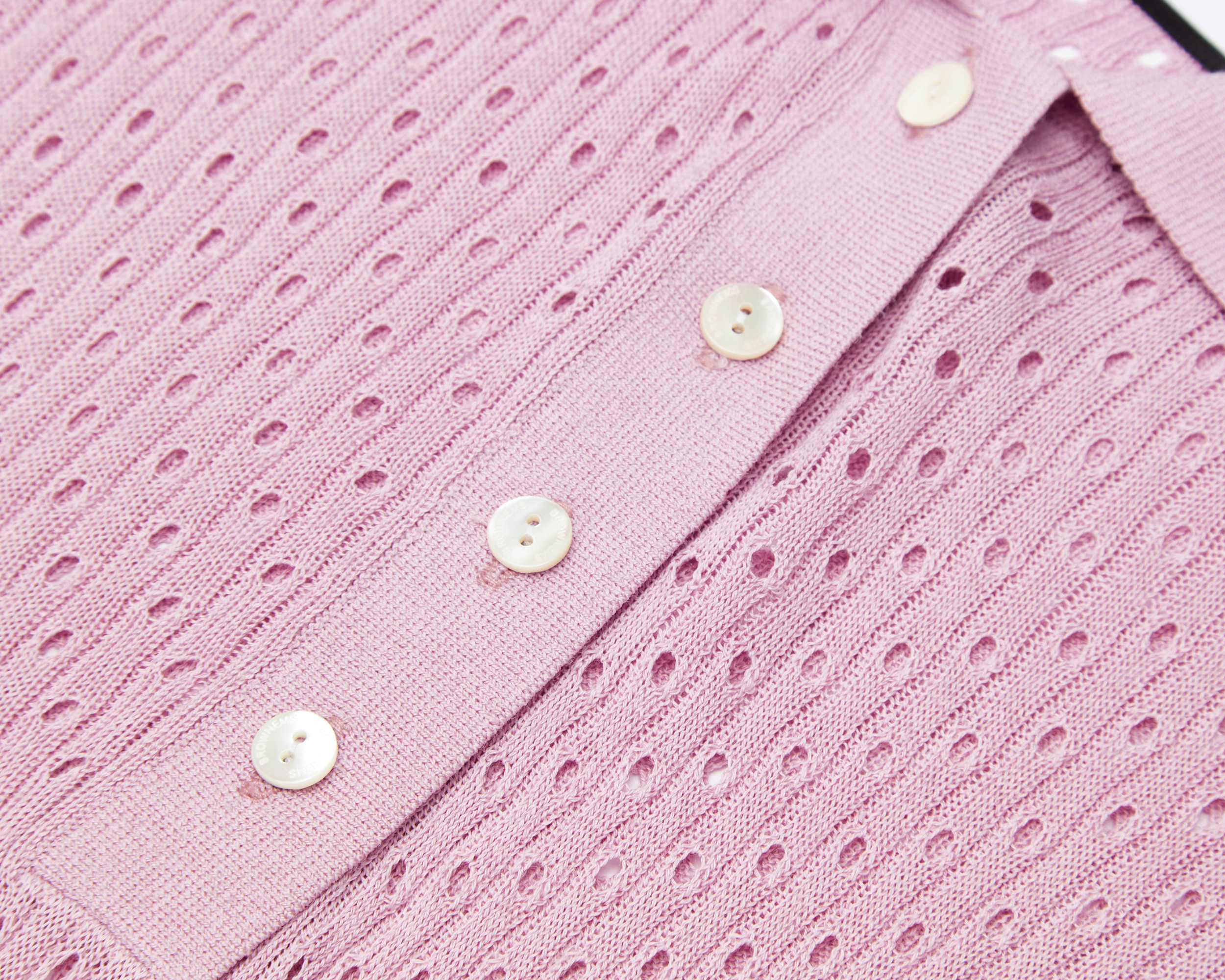 Polo donna pointelle