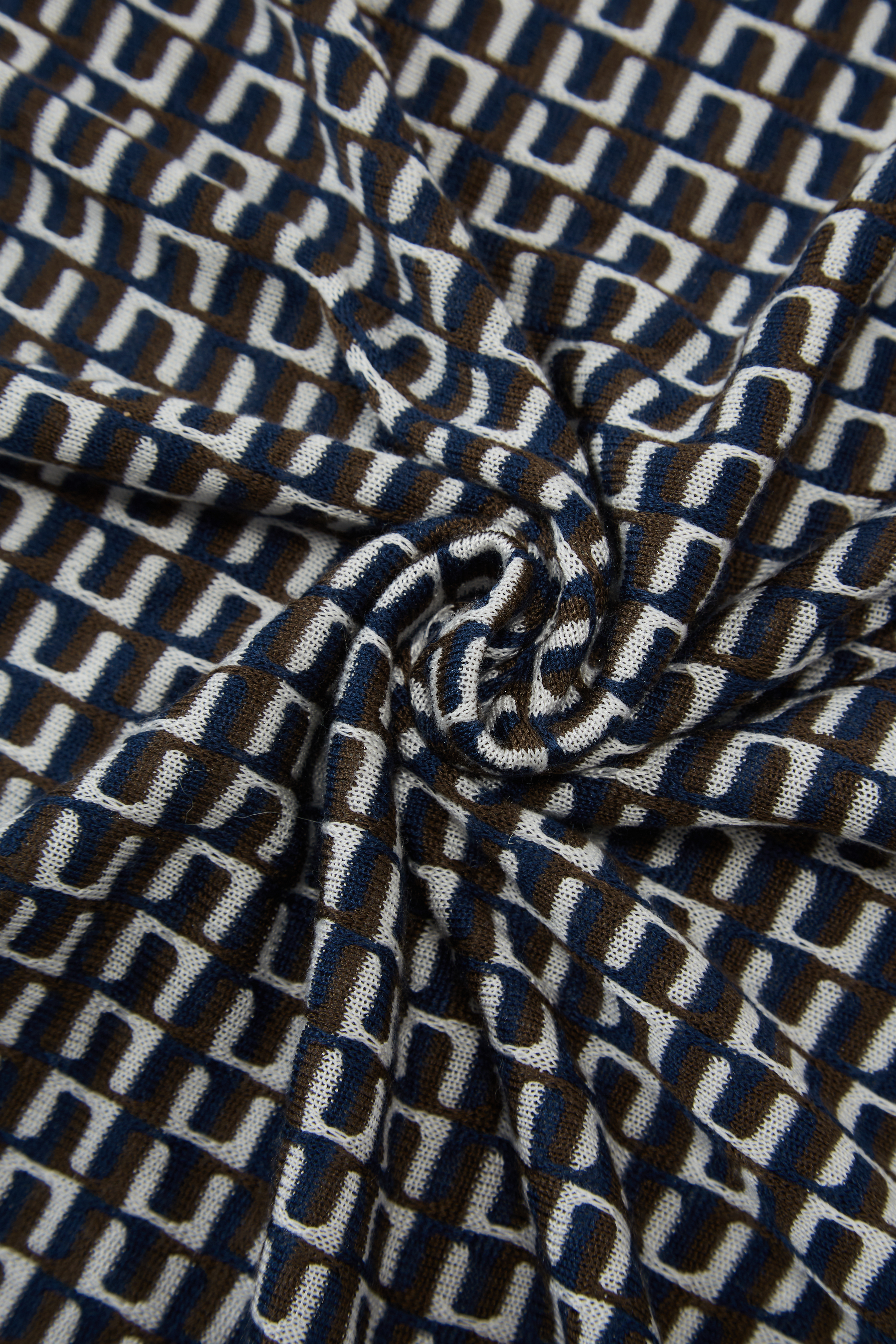 Jumper a strisce marrone scuro