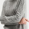 Set coordinato maglione e gonna lavorati a trecce premium | OEM calibro 7