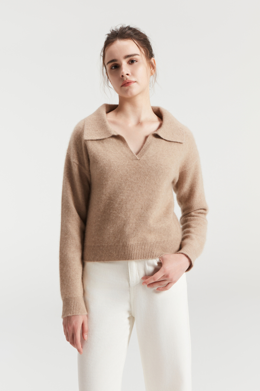 Lussuosa felpa con cappuccio a maglia al 100% in cashmere per il massimo comfort