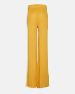 Pantaloni da donna in maglia di puro cashmere | Produttore OEM di pantaloni a gamba larga di lusso