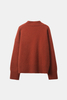 Maglione di bricch dell'equipaggio rosso