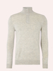 PULLOVER DA UOMO IN LANA SUPER FINE A COLLO ALTO 16 GAUGE