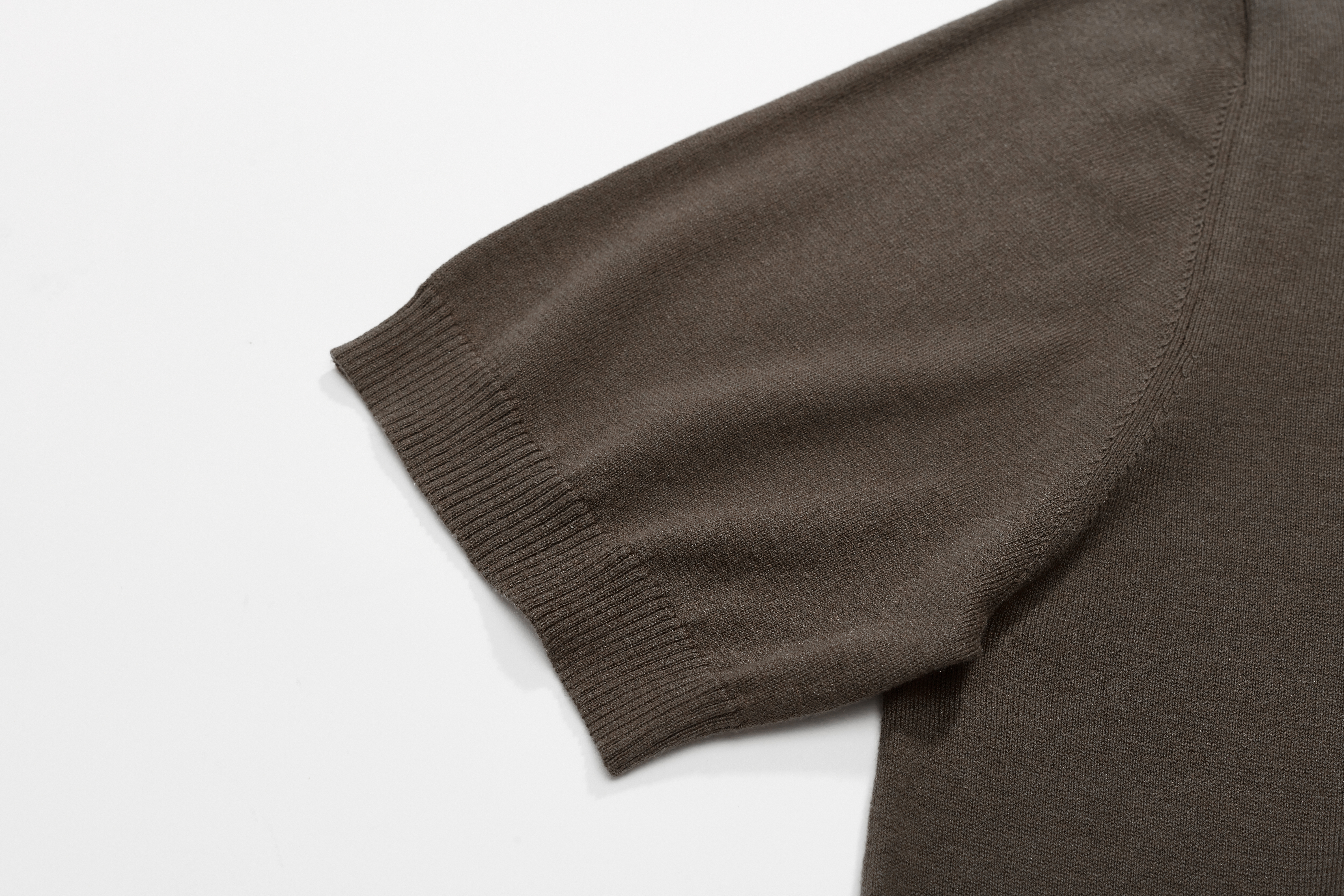 T-SHIRT POLO DA UOMO IN MISTO COTONE E SETA COLORE TINTA UNITA