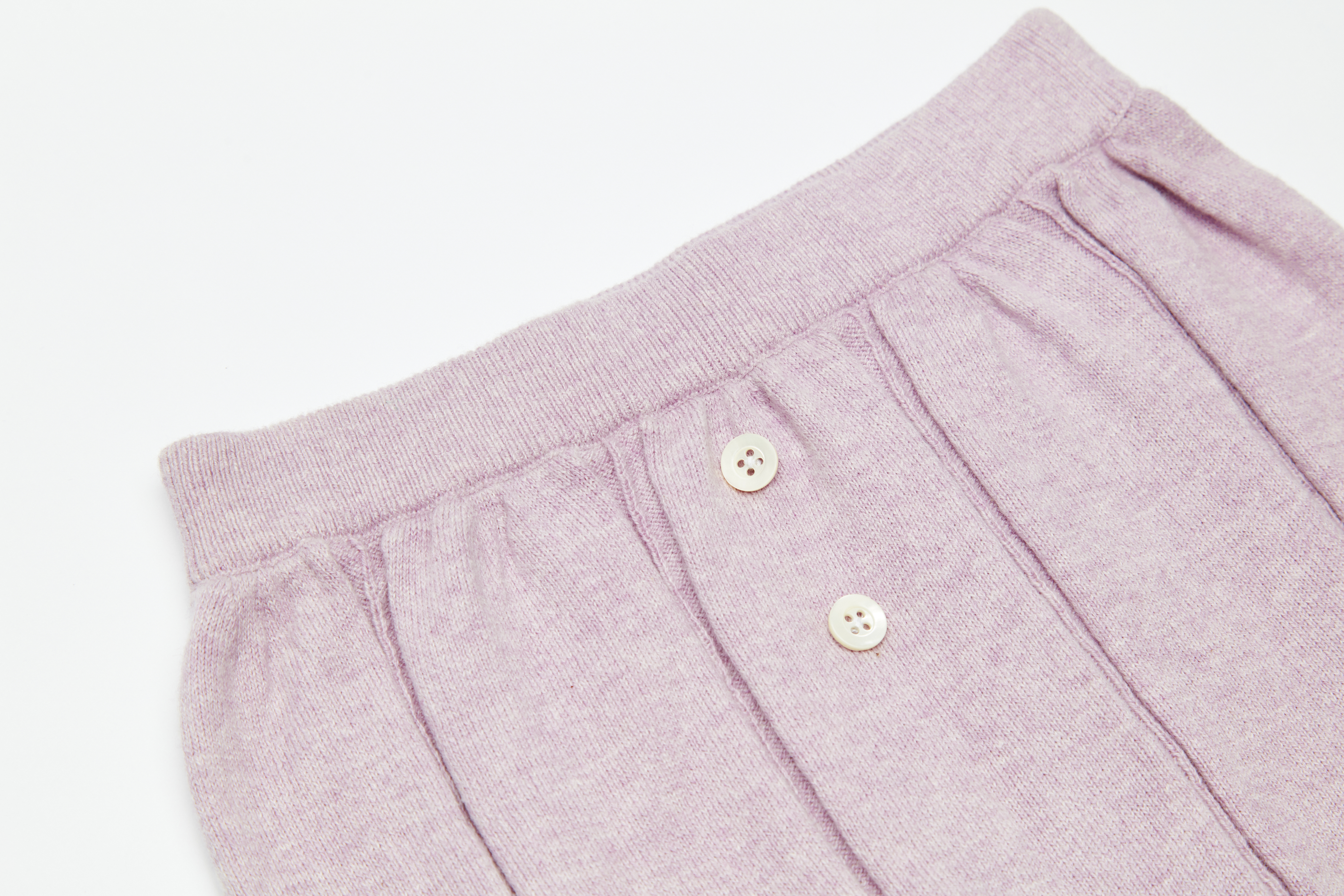 Pantaloni premium in maglia di cotone e cashmere per bambini | Fabbrica OEM primavera/estate