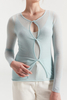 Maglione di lana ad aria leggera e mezzo trasparente