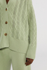 Chic Cashmere Cardigan con pulsante con pulsante