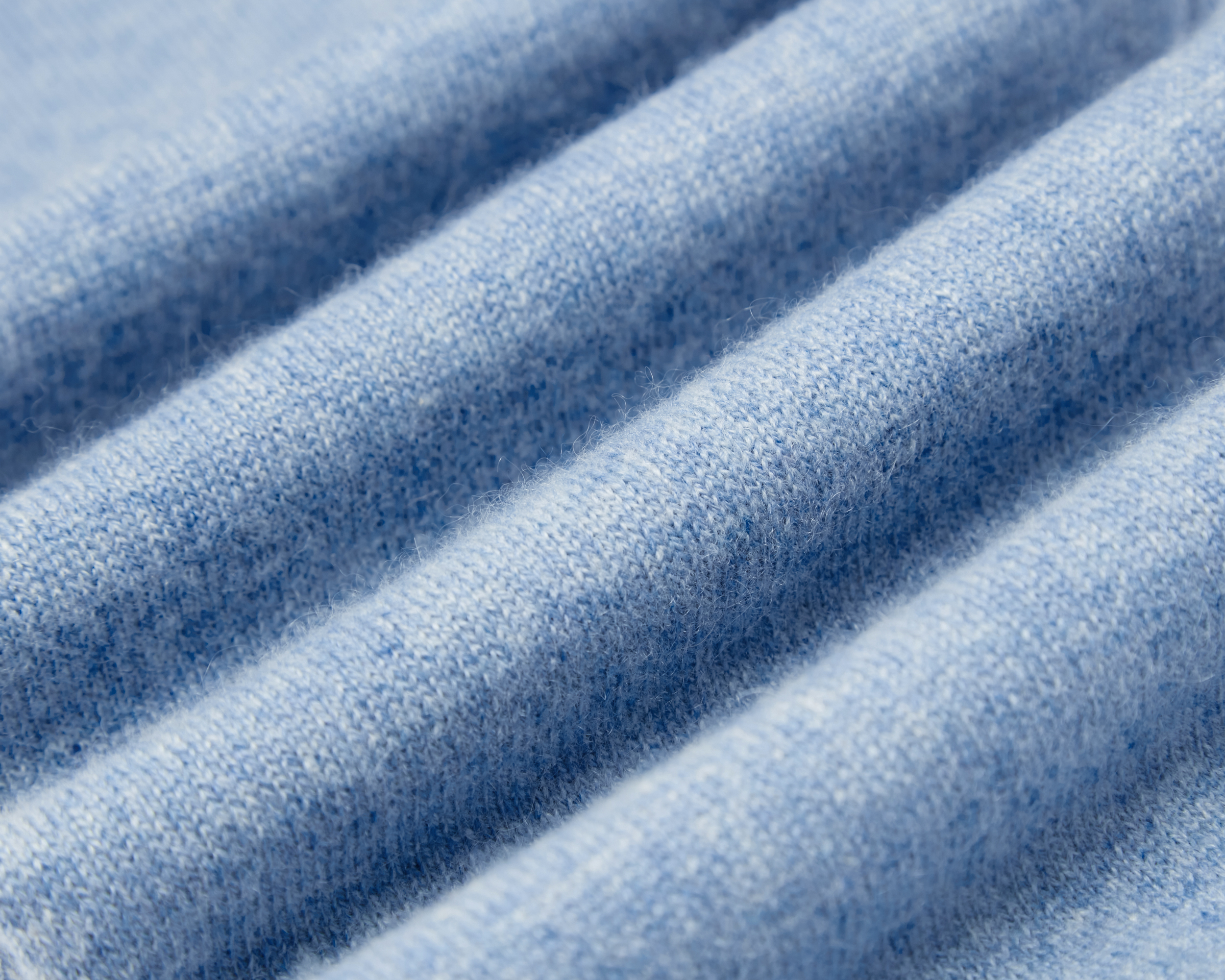 Pantaloni jogger da donna in cashmere blu