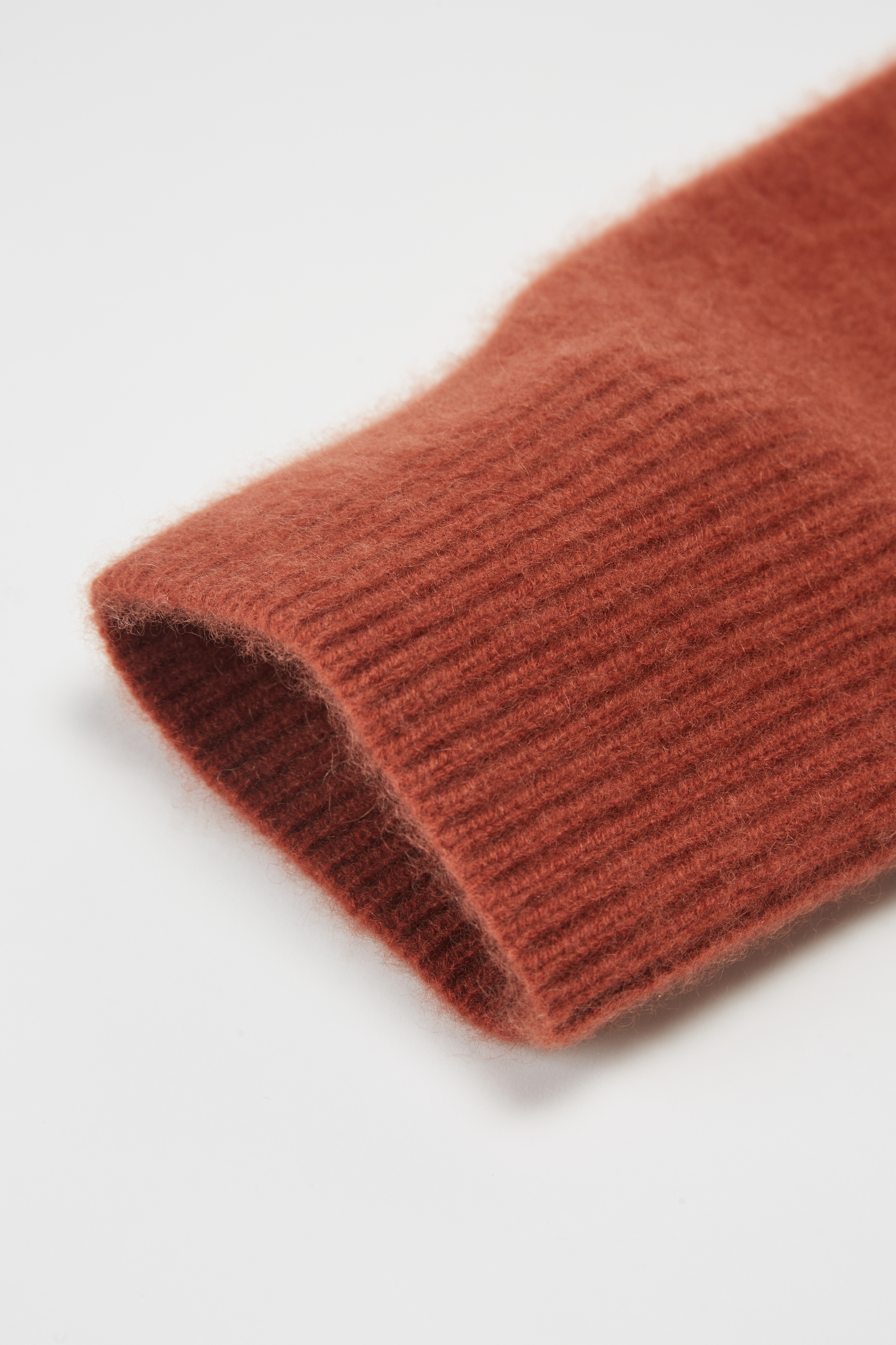Maglione di bricch dell'equipaggio rosso