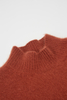 Maglione di bricch dell'equipaggio rosso