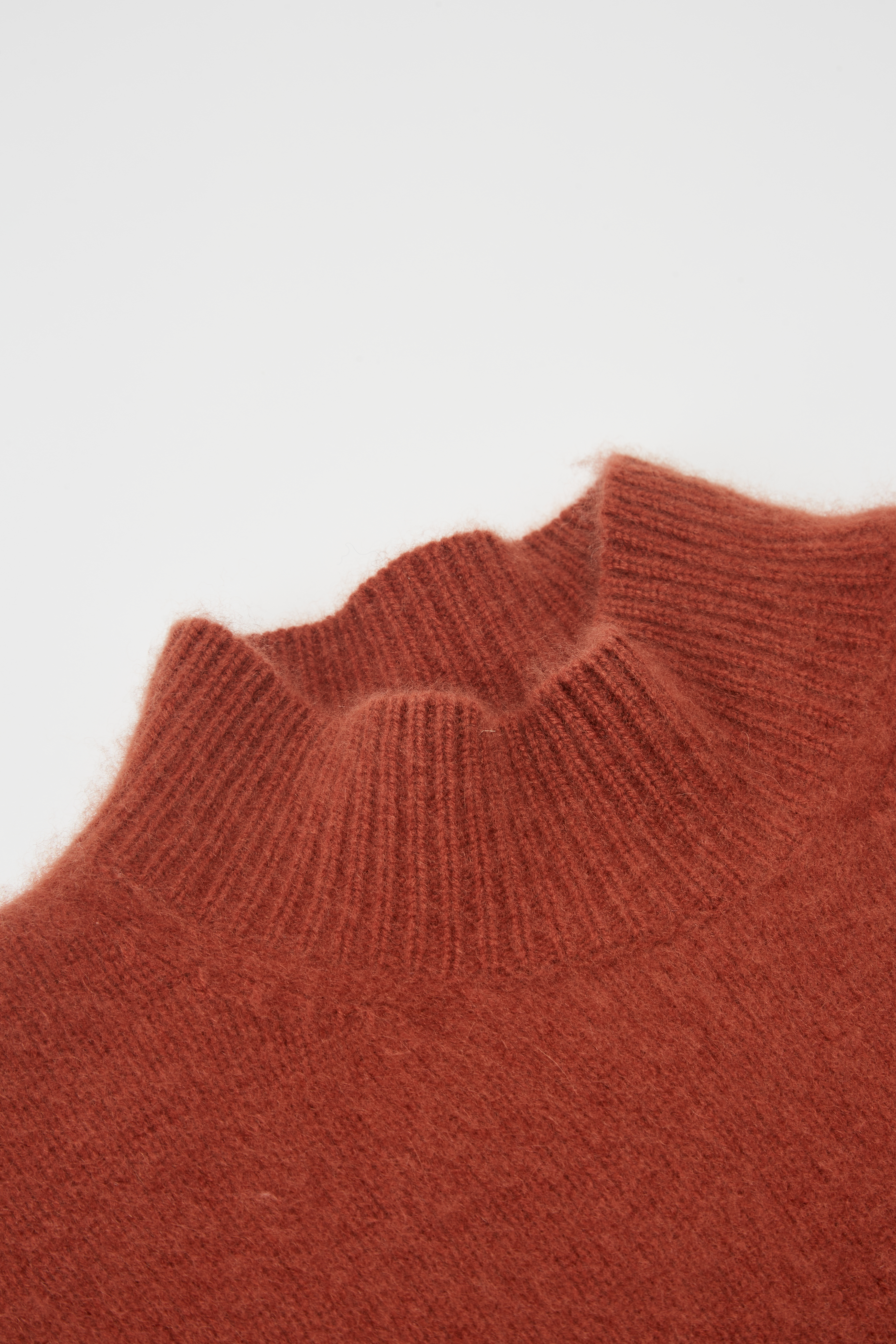 Maglione di bricch dell'equipaggio rosso