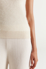 Pullover White White White Pure Cashmere Tank