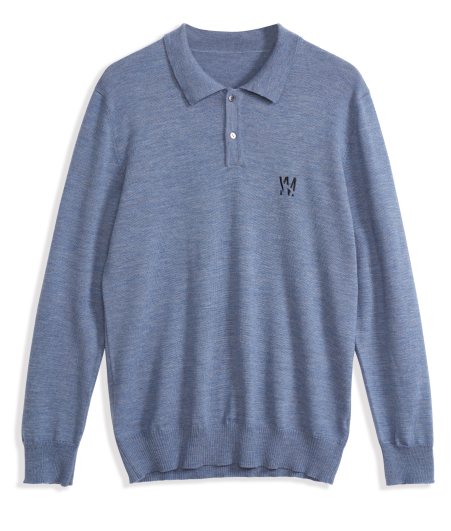 Pullover grigio di lavanda puro da uomo da uomo