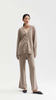 Cardigan premium da donna in 100% cashmere con bottoni sul davanti | Produttore di maglieria OEM