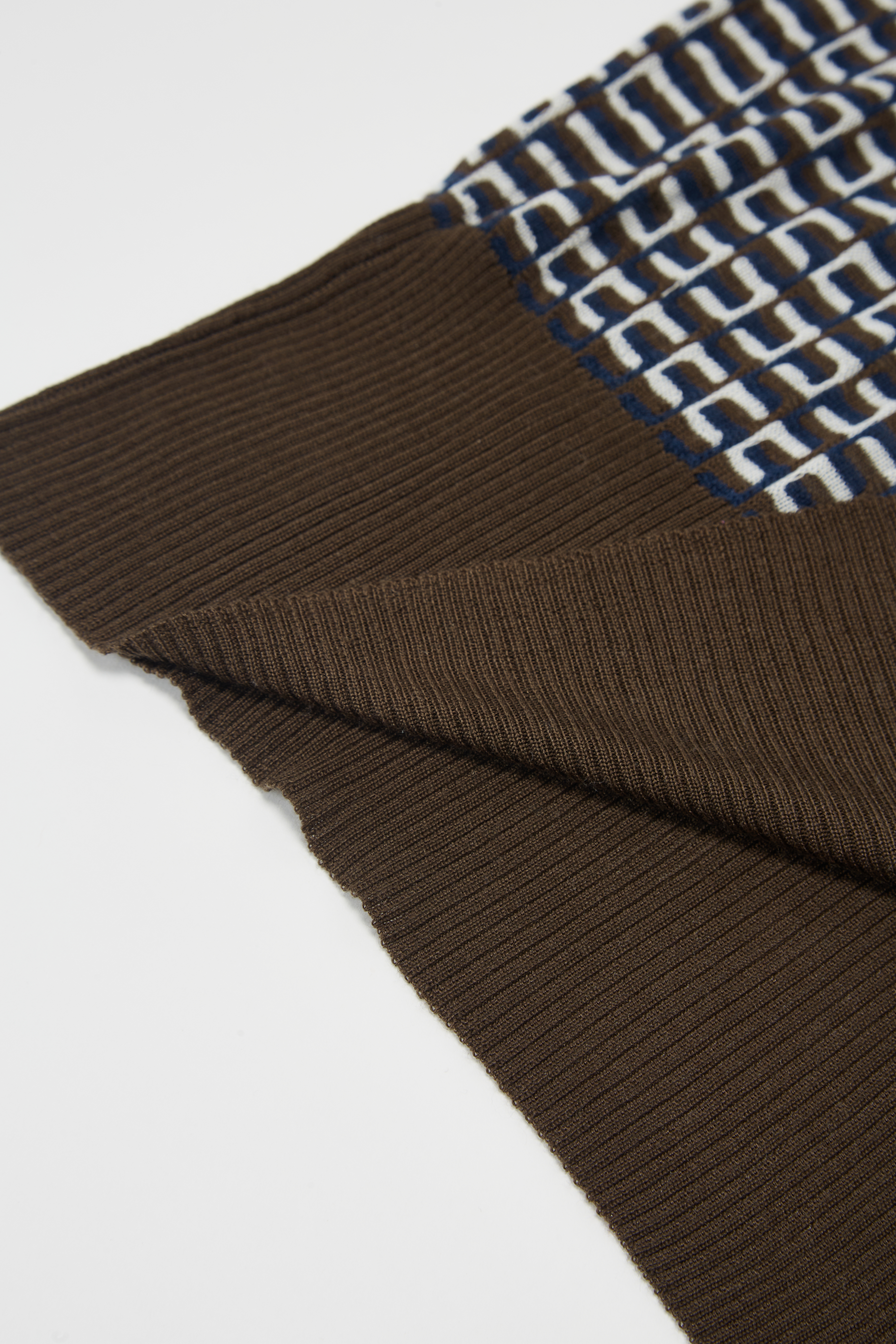 Jumper a strisce marrone scuro