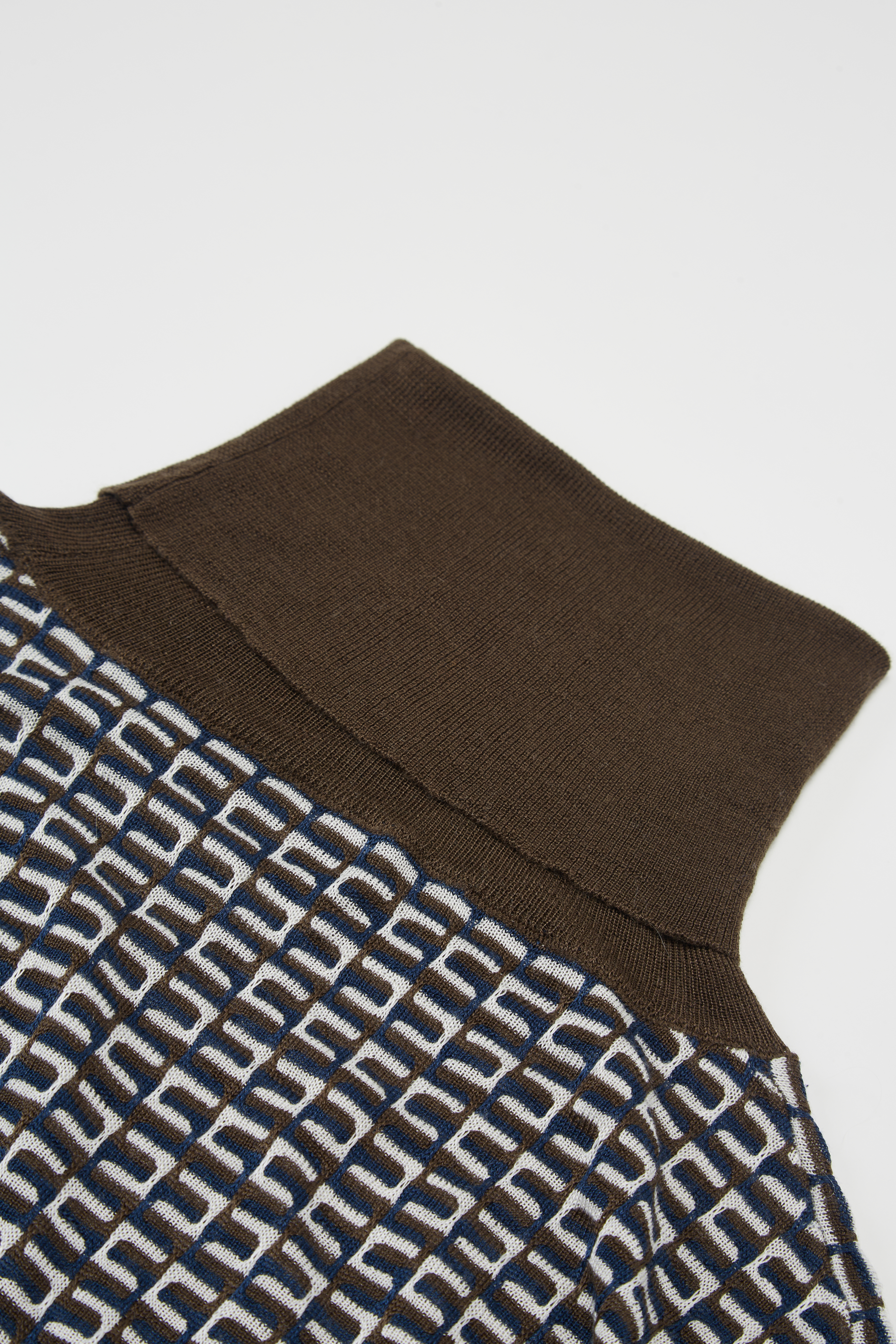 Jumper a strisce marrone scuro