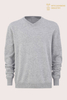 Maglione da uomo premium con scollo a V in puro cashmere 12GG | OEM di maglieria personalizzata