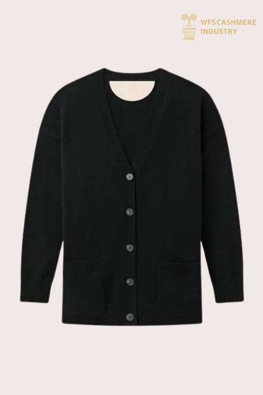 Cardigan da uomo premium in puro cashmere 12GG con bottoni in conchiglia | OEM di maglieria personalizzata