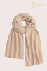 Sciarpa solida in misto lana e cashmere premium 12GG | OEM di accessori personalizzati