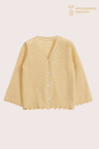 Cardigan in seta e nylon di cotone premium per bambini | OEM di abbigliamento per bambini di lusso durevole