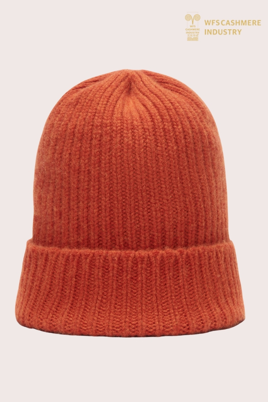 Berretto in cashmere a coste grosse di alta qualità | OEM di accessori pesanti