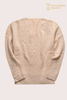 Maglione in cashmere grosso da donna premium con scollo a V | OEM in maglia pesante