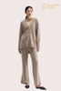Cardigan premium da donna in 100% cashmere con bottoni sul davanti | Produttore di maglieria OEM