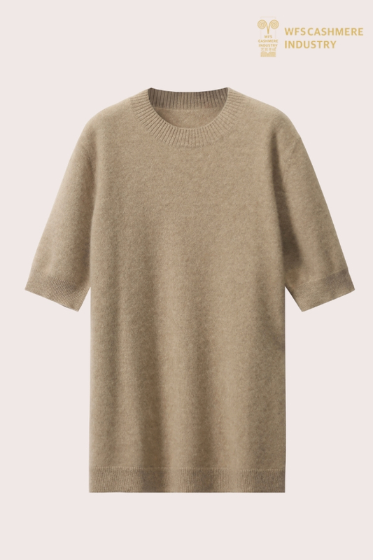 T-shirt girocollo in maglia da uomo premium | OEM di base elevata