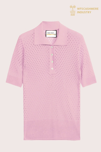Polo Pointelle Premium in seta e cashmere | OEM di abbigliamento da resort