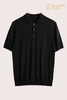 Polo premium in cotone-seta 16GG con bottoni in madreperla | OEM di abbigliamento da uomo di lusso