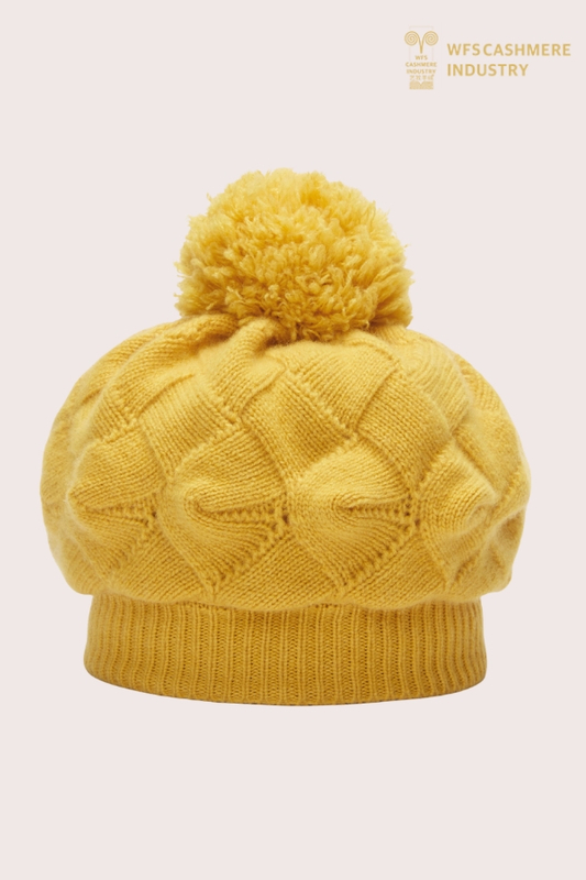 Berretto slouchy in cashmere spazzolato premium | OEM di accessori in maglia