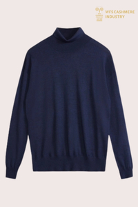 Pullover a collo alto in lana merino premium da uomo | OEM di maglieria