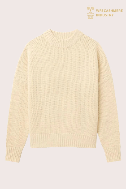 Maglione in cashmere grosso da donna premium | OEM di maglieria pesante