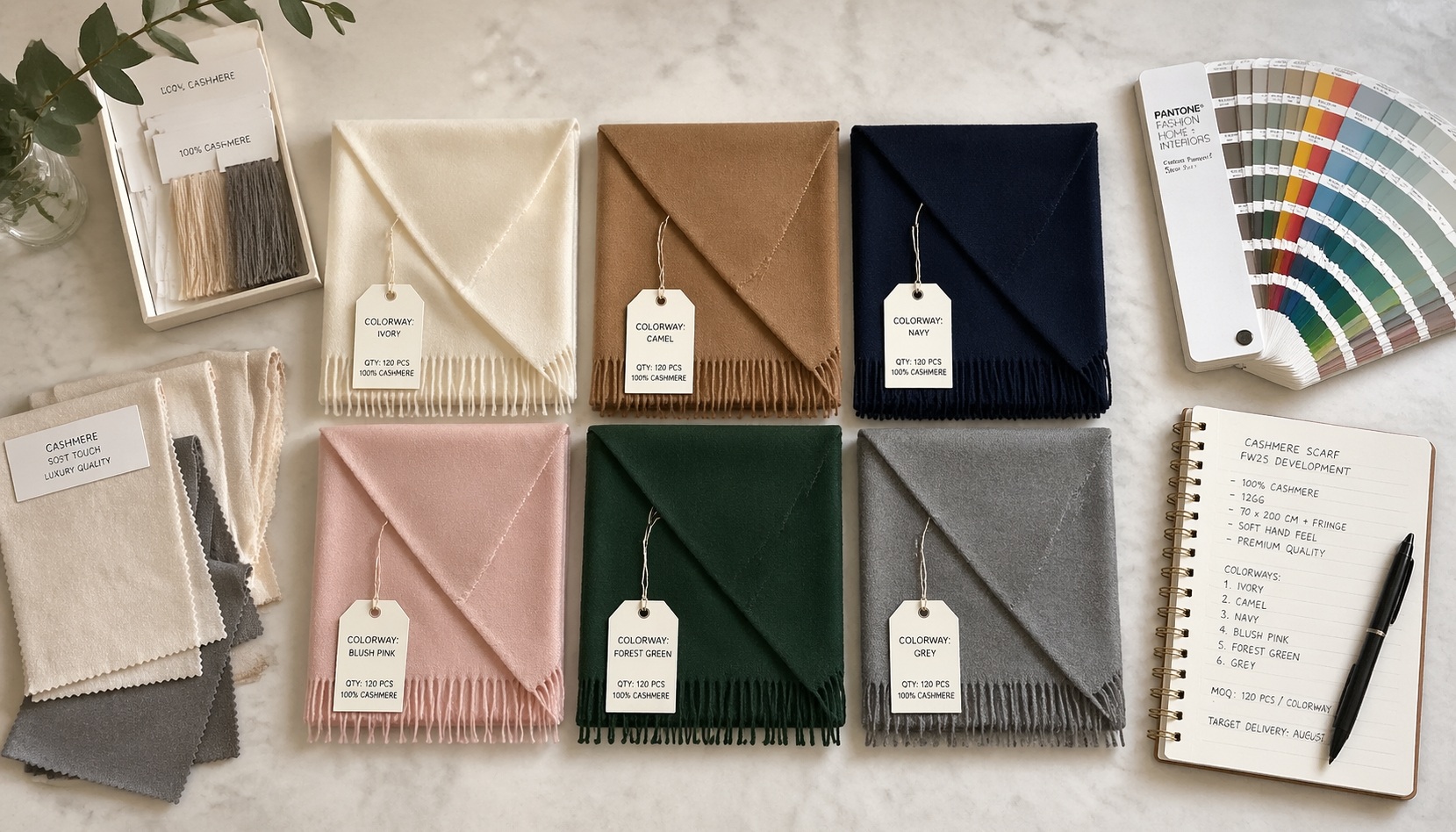 MOQ nella produzione di sciarpe in cashmere.jpg