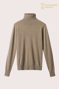 Dolcevita da uomo in puro cashmere grosso premium | OEM di maglieria pesante