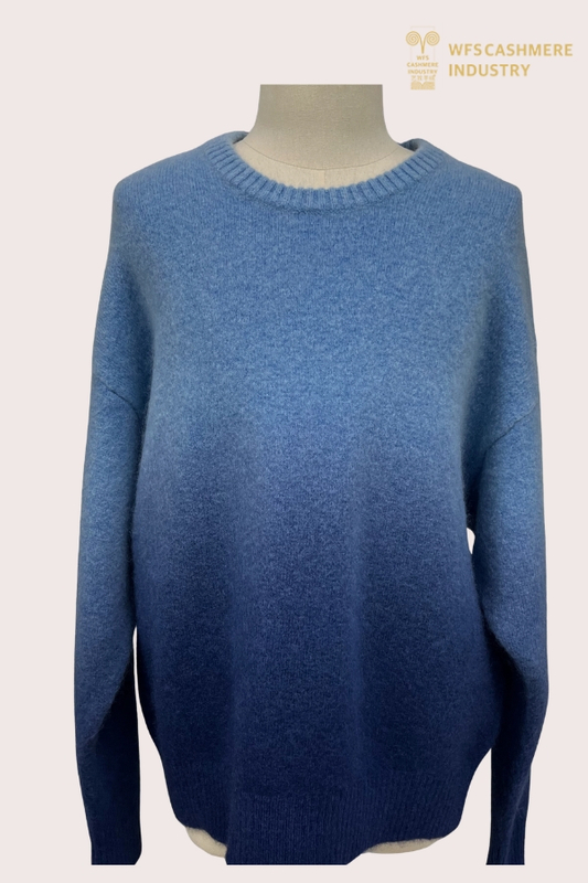 Maglione girocollo da uomo premium tie-dye | OEM di maglieria con tintura personalizzata