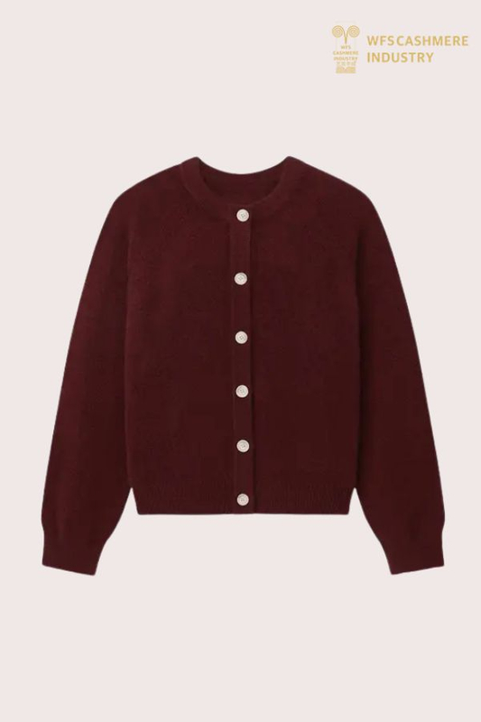 Cardigan premium da donna in puro cashmere 12GG | Fabbrica di maglieria OEM personalizzata