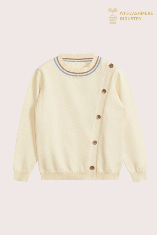 Maglione pullover in cashmere di cotone premium da ragazzo | Produttore OEM di maglieria per bambini durevole